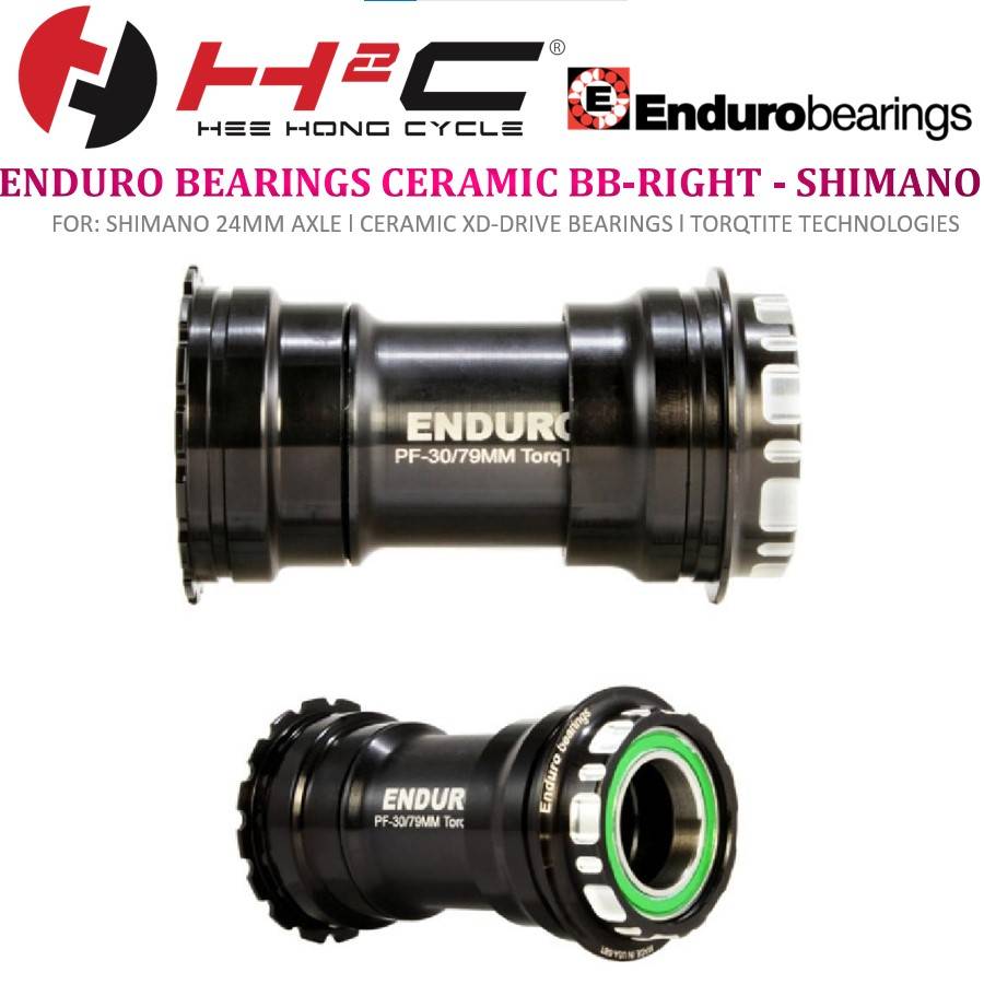 ENDURO BEARINGS CERAMIC XD-15 PRO BB-RIGHT SHIMANO 24MM BB